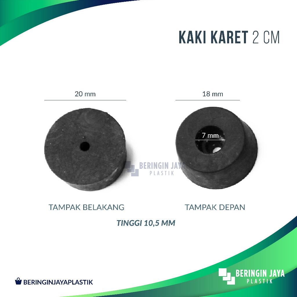Jual Kaki Karet 2 cm (PVC) untuk Salon Speaker / Box Power / Amplifier ...