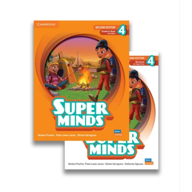 Jual Super Minds Second Edition 4 Student's Book And Workbook ( Warna ...