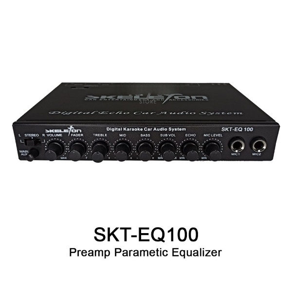 Jual Preamp Parametric Equalizer Karaoke Mobil SKT EQ100 / Parametrik