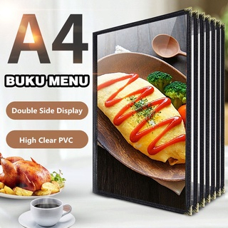 Jual A4 Buku Menu Restoran Kulit Cover Pelindung Menu Cover Menu a4 ...