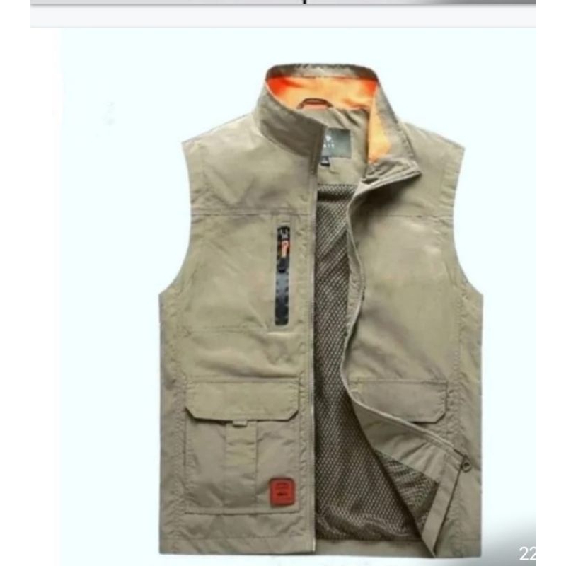 Jual Jaket Rompi Priya Terbaru Rompi Lapangan Rompi Kantor | Shopee ...