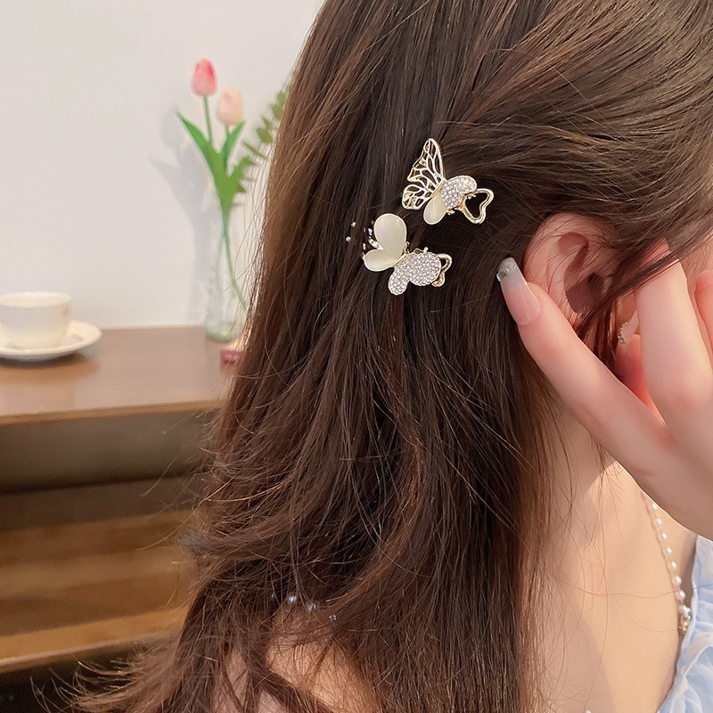 Jual Jepit Rambut Kupu Kupu Elegan Mini Logam Headdress Elegant Butterfly Hairpin Mini Clips