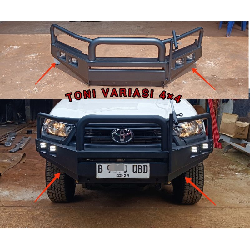 Jual Bumper Bemper Depan Spek Tambang Double Cabin Hilux Rocco