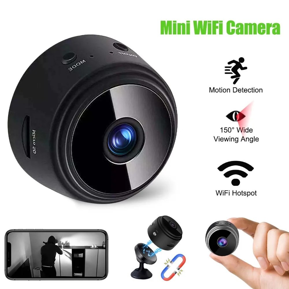 Jual CCTV Wireless A9 Mini Camera Taffware Mini WiFi IP Camera CCTV ...