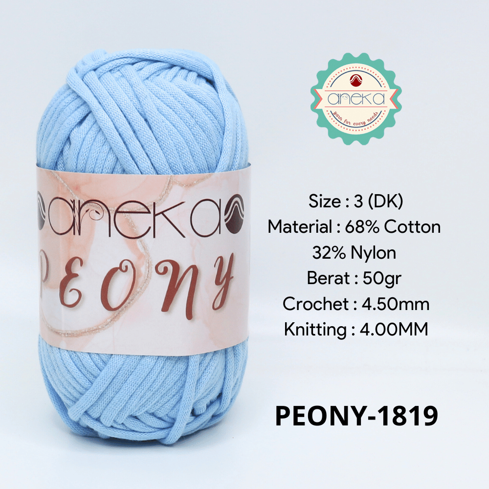 Jual KATALOG - Benang Rajut Peony / T-Shirt Tutup Cotton Nylon Yarn ...
