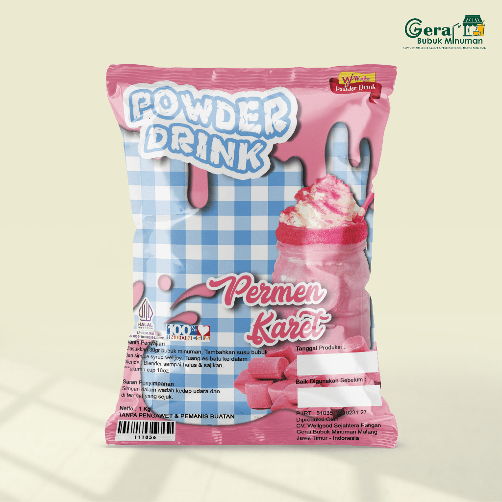 Jual 1KG Bubuk Reguler Permen Karet | Shopee Indonesia
