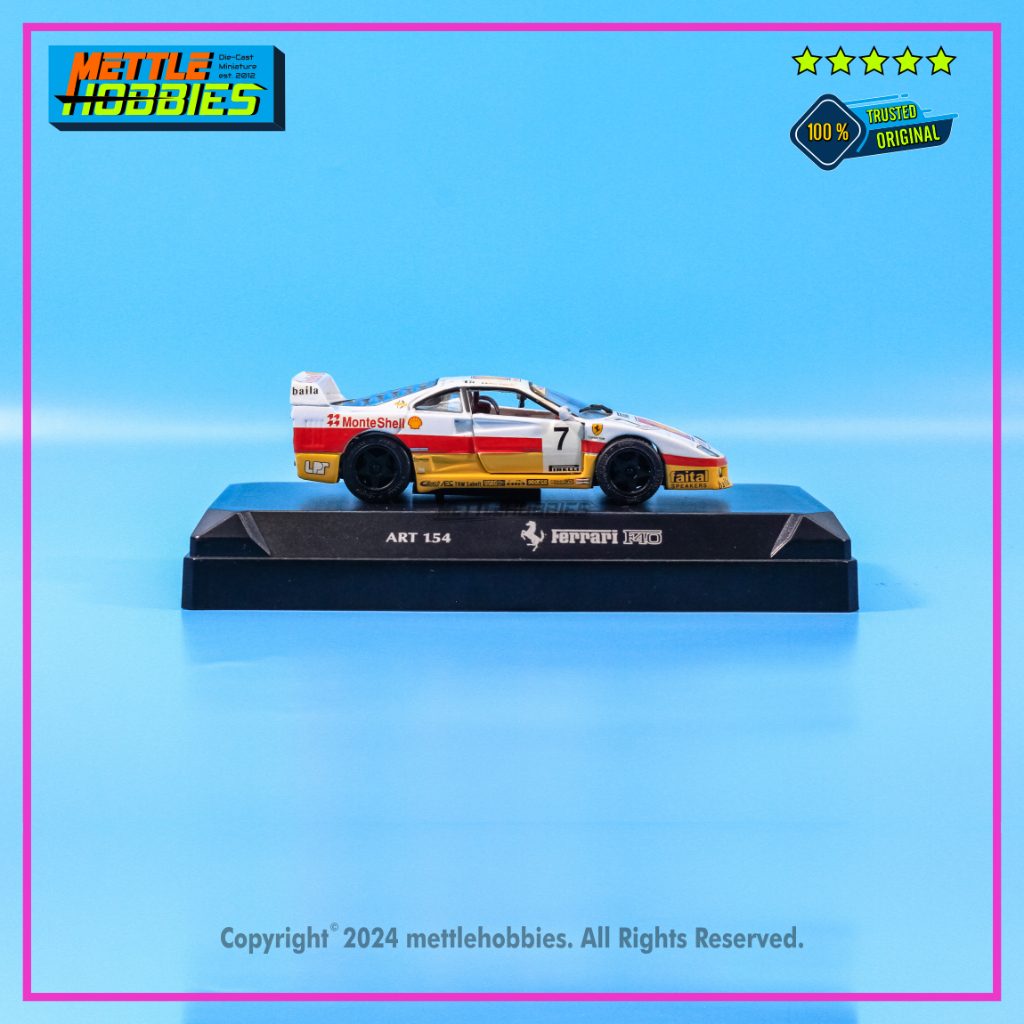 Jual Corgi Detail Cars Ferrari F40 Monte Shell Diecast Miniatur Replika ...