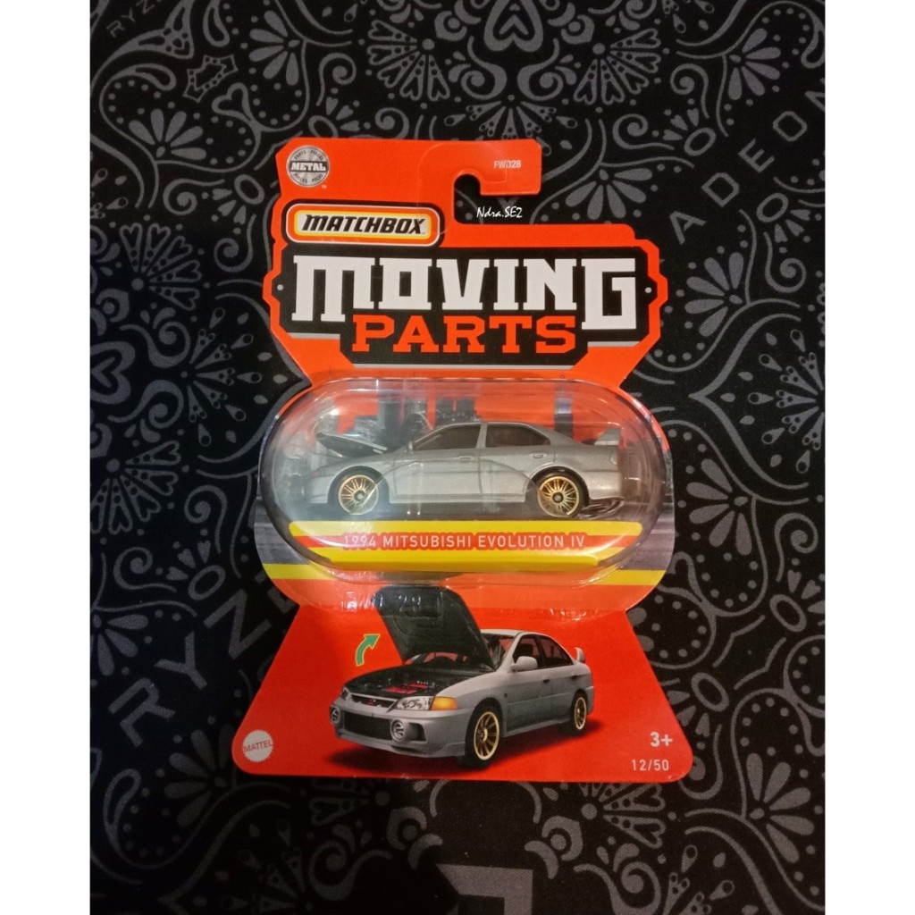 Jual [DNY] Matchbox Moving Parts Mitsubishi Lancer Evolution IV Evo 4 Blue 1996 I.1099637422