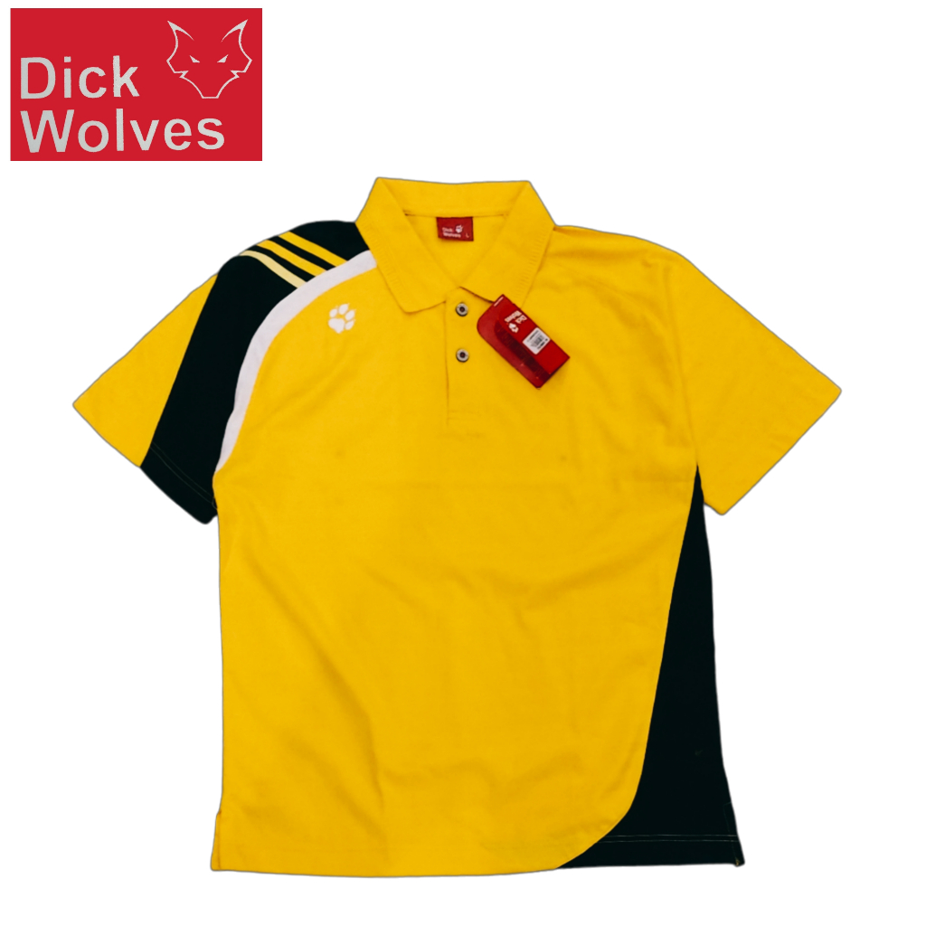 Jual Dick Wolves Kaos Kerah Polo Shirt Kuning Bonera (unisex) | Shopee ...