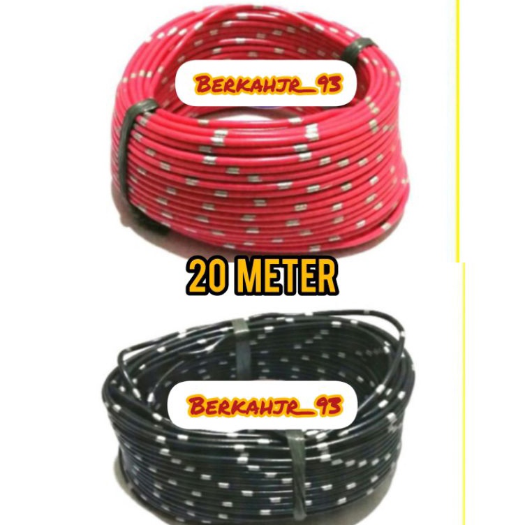 Jual Kode H R Kabel Bintik Serabut Tembaga Ukuran Mm Panjang M Shopee Indonesia