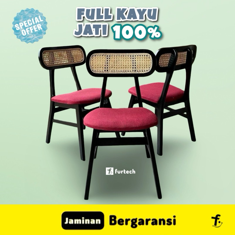 Jual Kursi Ropan Rotan Kursi Cafe Kursi Makan Kayu Jati Kursi Restoran ...