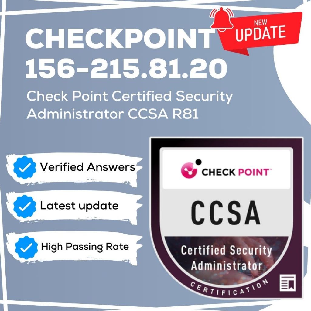 Jual Check Point CCSA Certified Security Administrator CCSA R81 ...