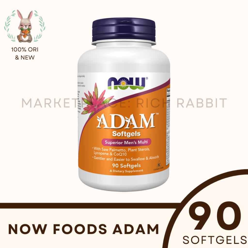 Jual Now Foods Adam Superior Men Men's Multi Vitamin Food Pria ORI USA ...