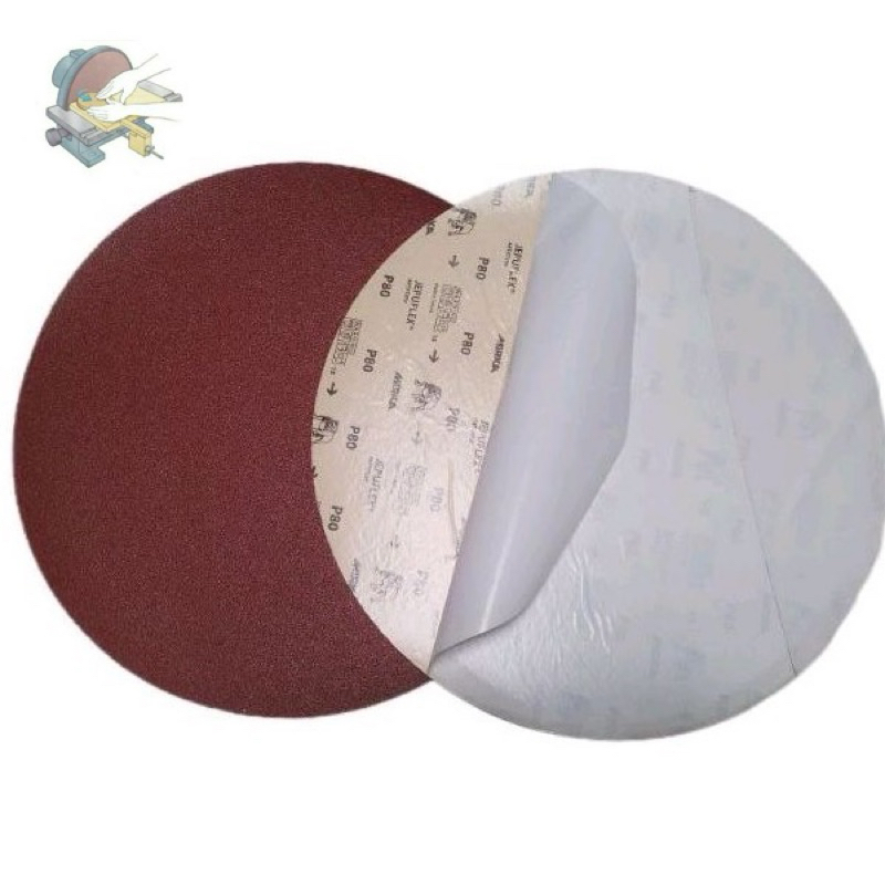 Jual amplas bulat 40 cm perekat stikit/double tapedisc Sander Shopee