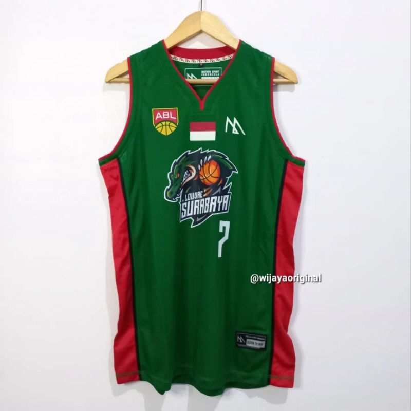 Jual JERSEY BASKET IBL ABL ORIGINAL LOUVRE SURABAYA NOMOR RANDOM ...