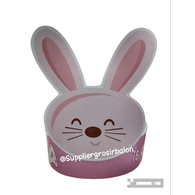 Jual Topi custom ulang tahun bunny, rabbit, animal,hut ri,kemerdekaan ...