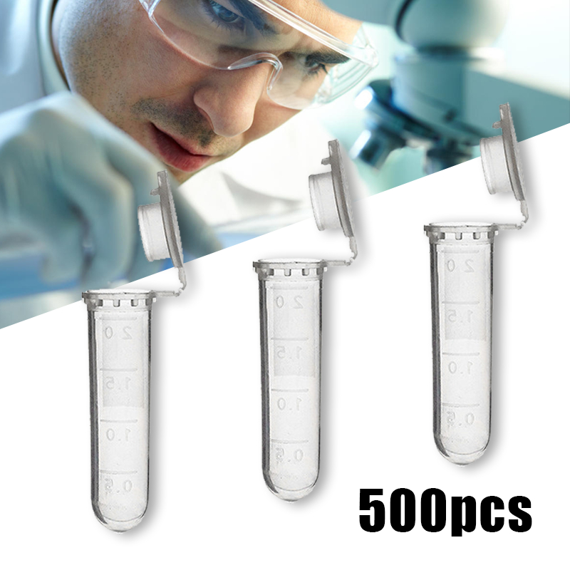 Jual Cup PCR Tube 500pcs Eppendorf Tube 2 ml Microcentrifuge Tube ...