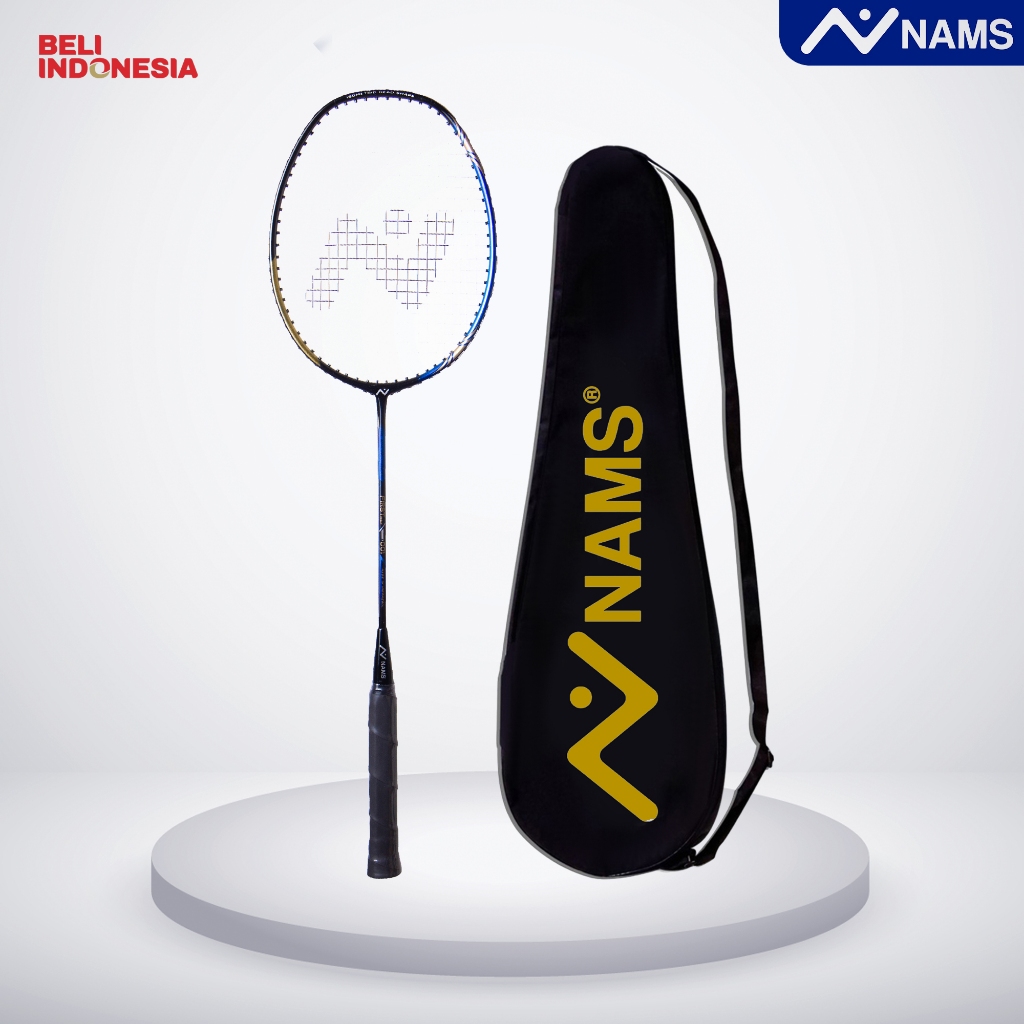 Jual Nams Raket Badminton Dark Blue Tas / Senyawa / Sudah Termasuk ...