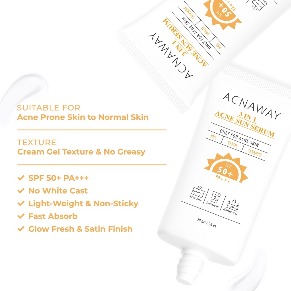 Jual ️Omorfo ️ ACNAWAY Mugwort Gel Mask Anti Pores | 3 in 1 Acne Sun ...