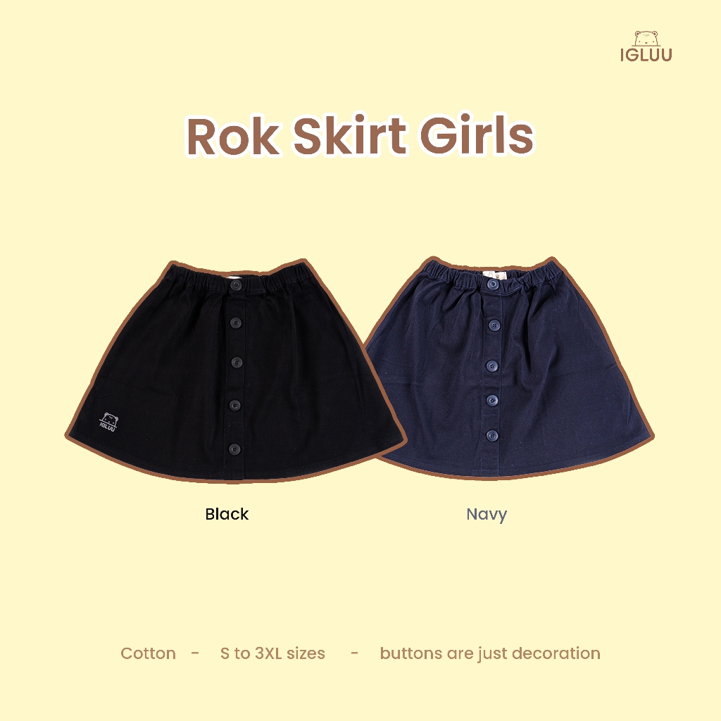 Jual IGLUUKIDS Rok Pendek Anak | Rok Anak Perempuan | Shopee Indonesia