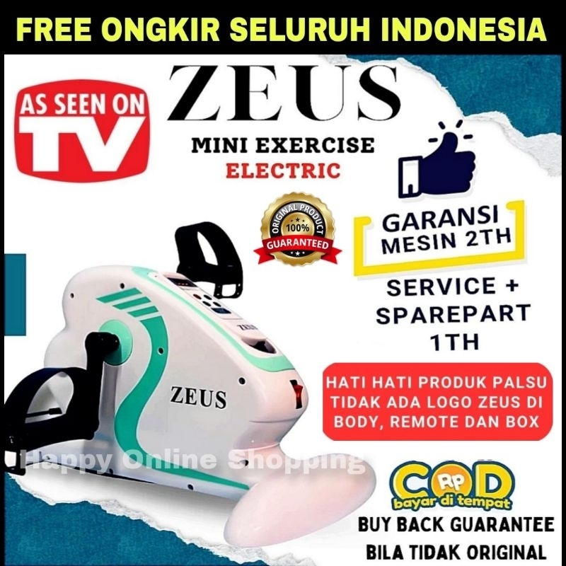 Jual ZEUS ELECTRIC MINI EXERCISE - SEPEDA STATIS MINI RESMI & ORIGINAL ...