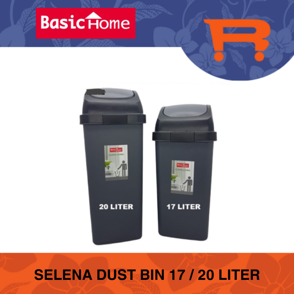 Jual LION STAR BASIC HOME: SELENA TEMPAT SAMPAH (17 Liter, 20 Liter 