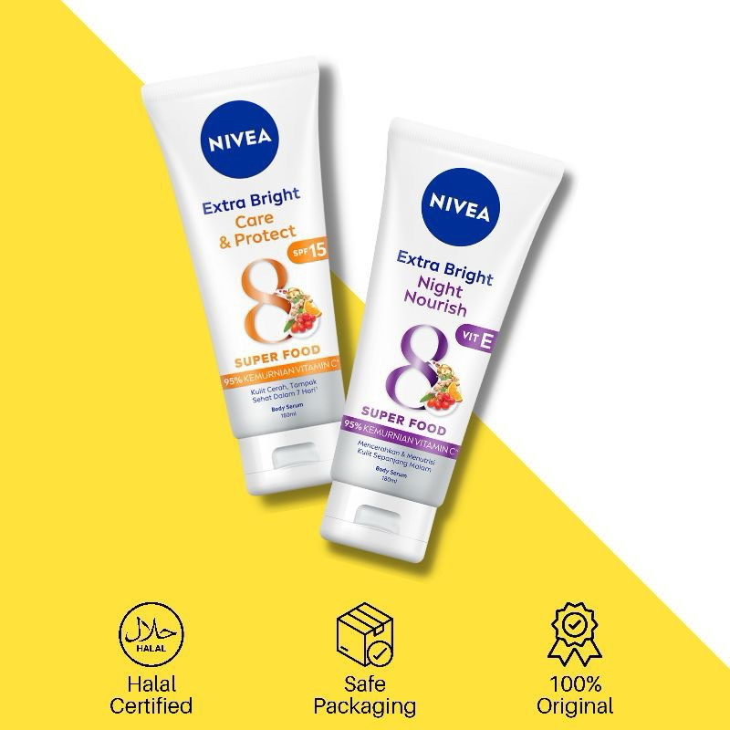 Jual Nivea Extra White Body Serum Care And Protect Night Nourish Serum