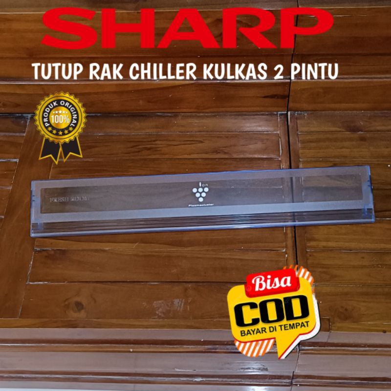 Jual TUTUP RAK CHILLER KULKAS SHARP 2 PINTU UKURAN 69 X 11,5 CM ...