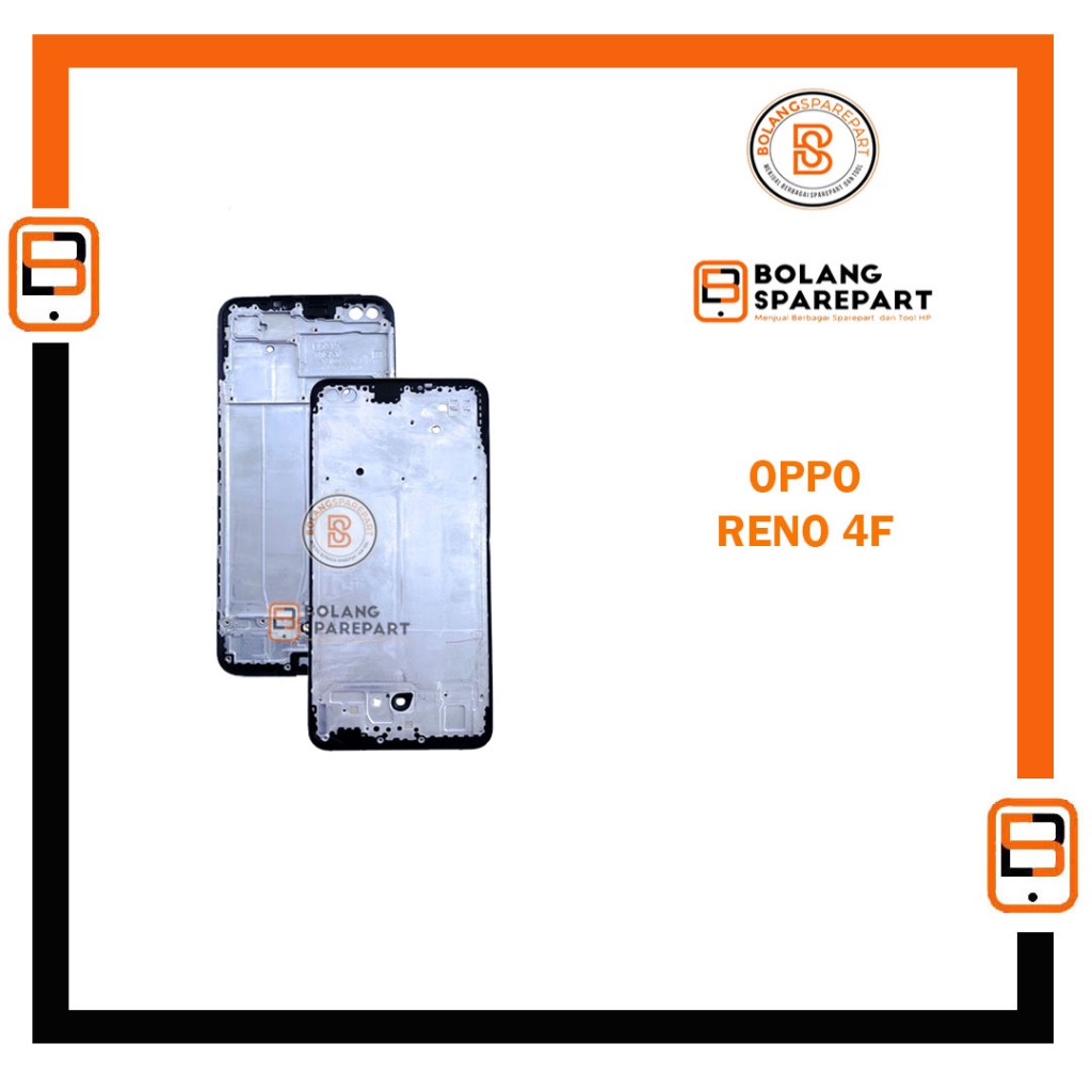 Jual FRAME TULANG TENGAH MIDDLE TATAKAN LCD OPPO RENO 4F RENO 4 LITE ...