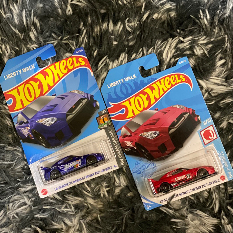 Jual Hotwheels Nissan GTR R35 LB WORKS LBWK RED / MERAH & BIRU | Shopee ...