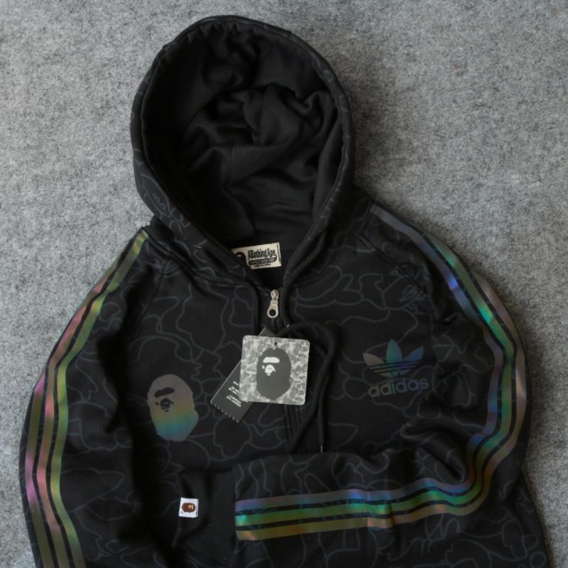 Hoodie adidas x bape best sale