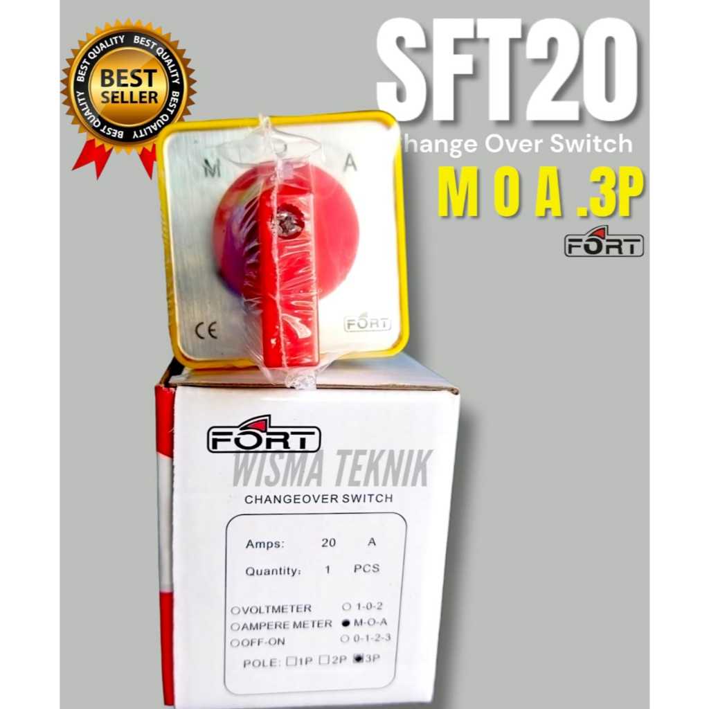 Jual SELECTOR SWITCH M-O-A 3P FORT 20 AMP | Shopee Indonesia