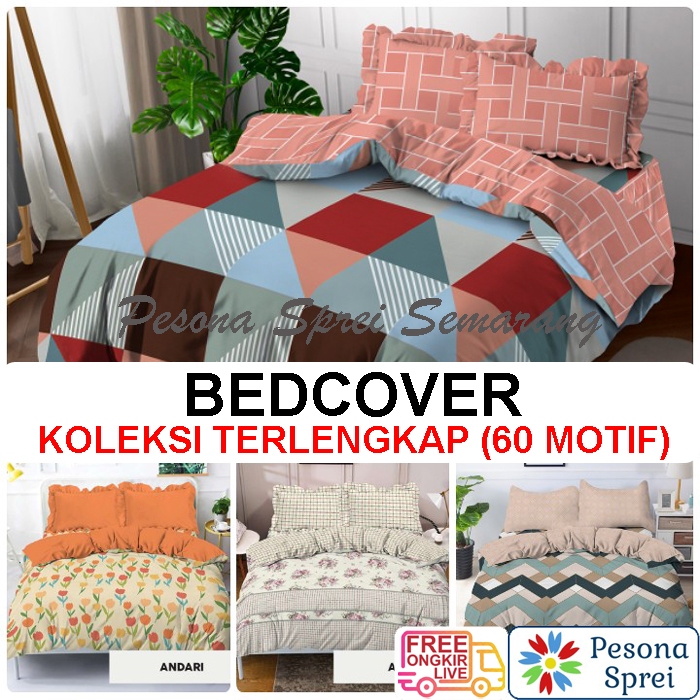 Jual BEDCOVER KINTAKUN KING LITE /BEDCOVER KINTAKUN 180x200 LITE ...