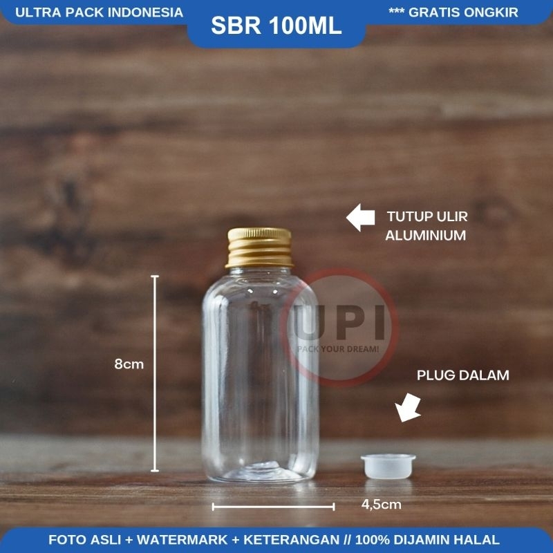 Jual Kemasan Botol Isi Ulang Anti Bocor Botol Pet Sbr Ml Clear Plug Dalam Tutup Ulir