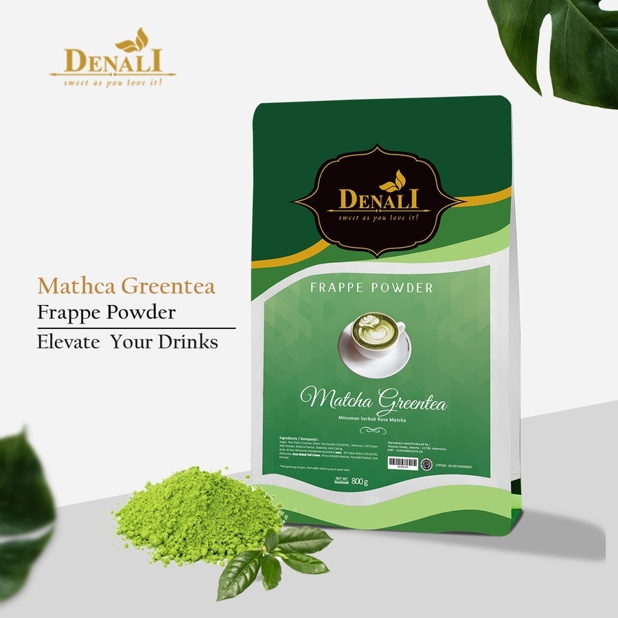 Jual Denali matcha green tea powder 800gr | Shopee Indonesia
