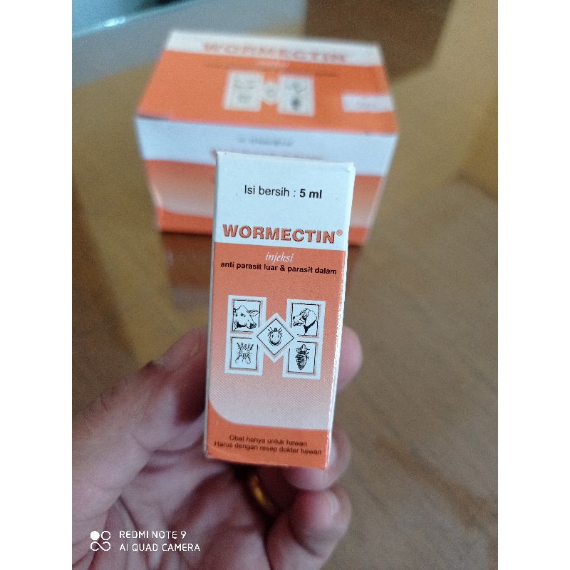 Jual WORMECTIN INJEKSI 5 ml Obat Scabies Hewan Ternak,kutu dan penyakit ...