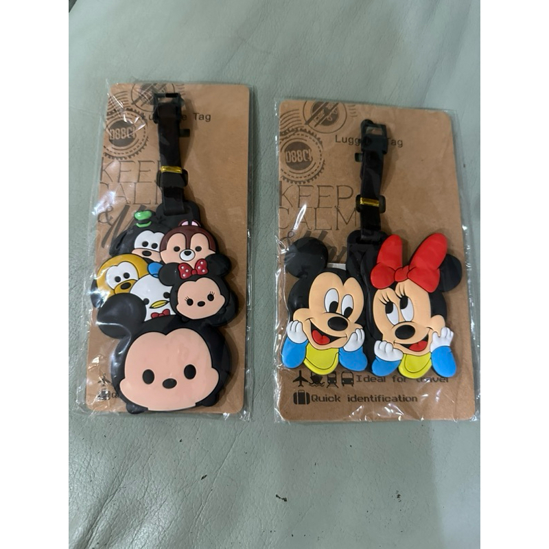 Jual luggage tag/gantungan koper tas mickey minnie disney tsumtsum ...