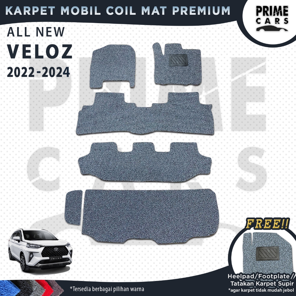 Jual Karpet Mobil Coil Mat New Veloz Full Set Bagasi Mie