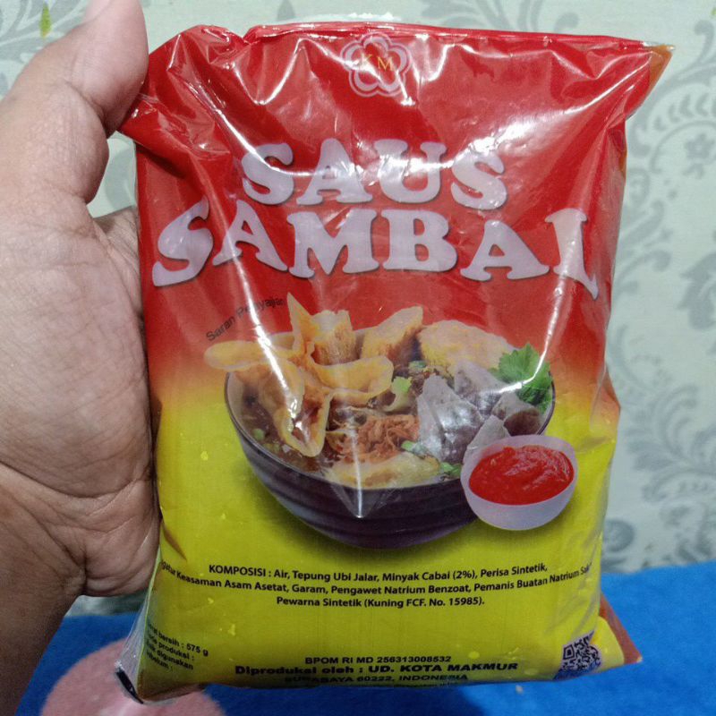 Jual SAOS SAMBAL/SAUS SAMBEL KM 575gr TERMURAH TERENAK TERGURIH ...