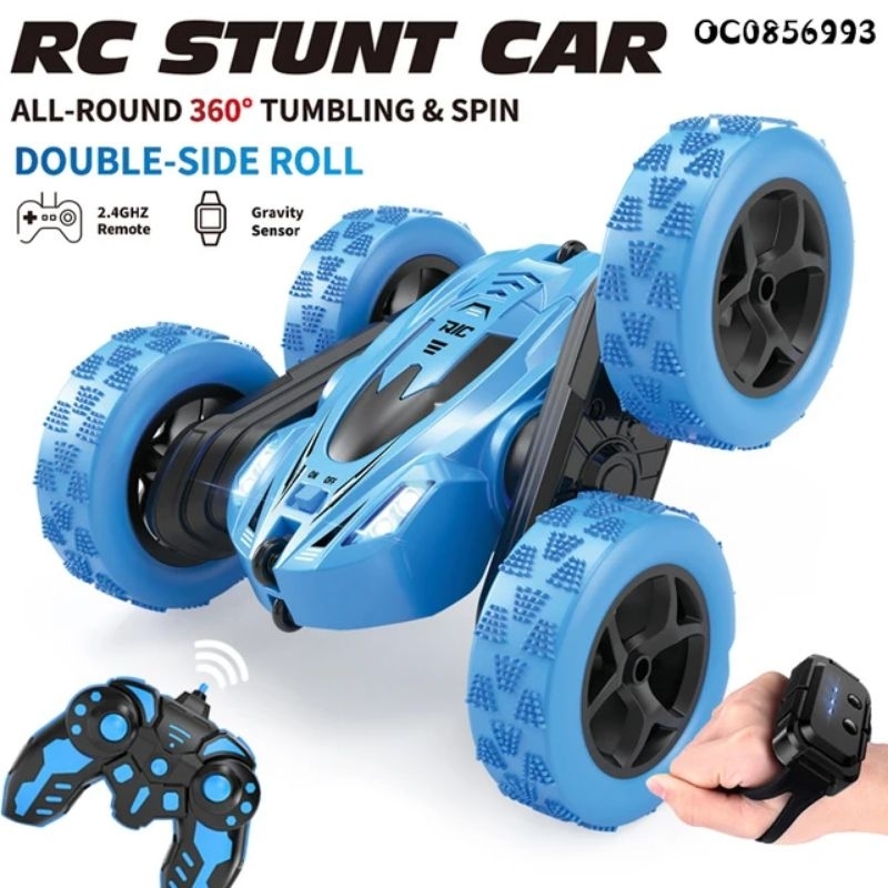 Jual 2.4 ghz stunt remote control car/mobil remote control 360 ...