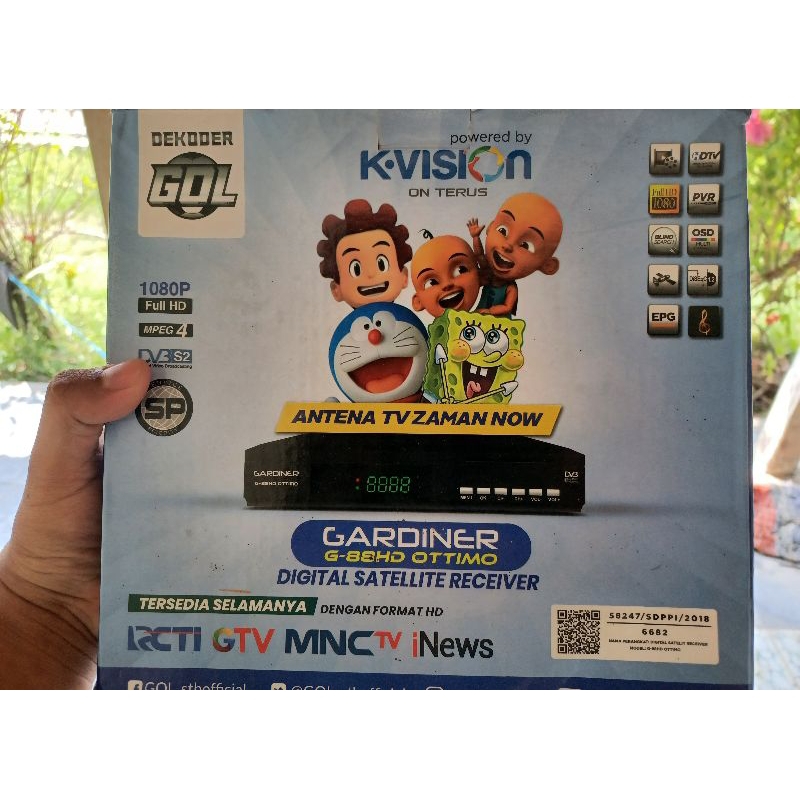 Jual Receiver K Vision Gardiner Seken Fullset Shopee Indonesia