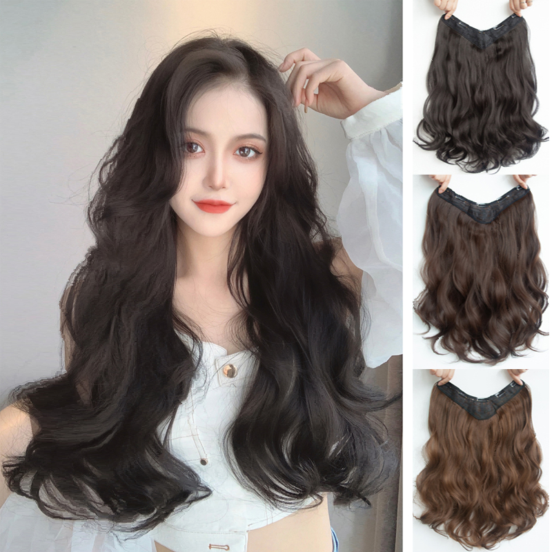 Jual Hairclip korean wave Wavy Ombak/rambut palsu wanitacurly/hair ...