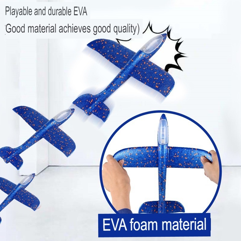 Babytoys Mainan Anak Pesawat Terbang Lampu Pistol Tembakan Plane - foto 2