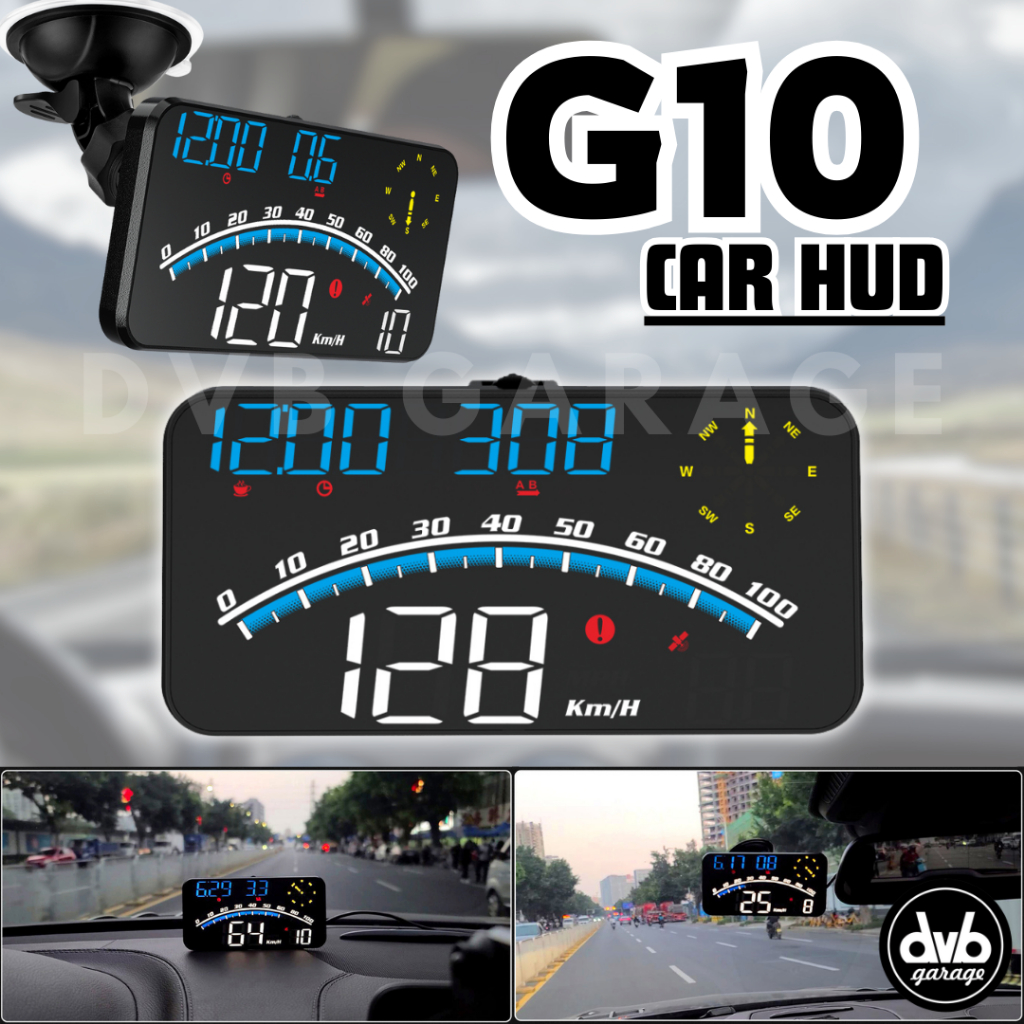 Jual G10 HUD DIGITAL CAR INSTRUMENT METER INDIKATOR MOBIL SPEED COMPASS ...