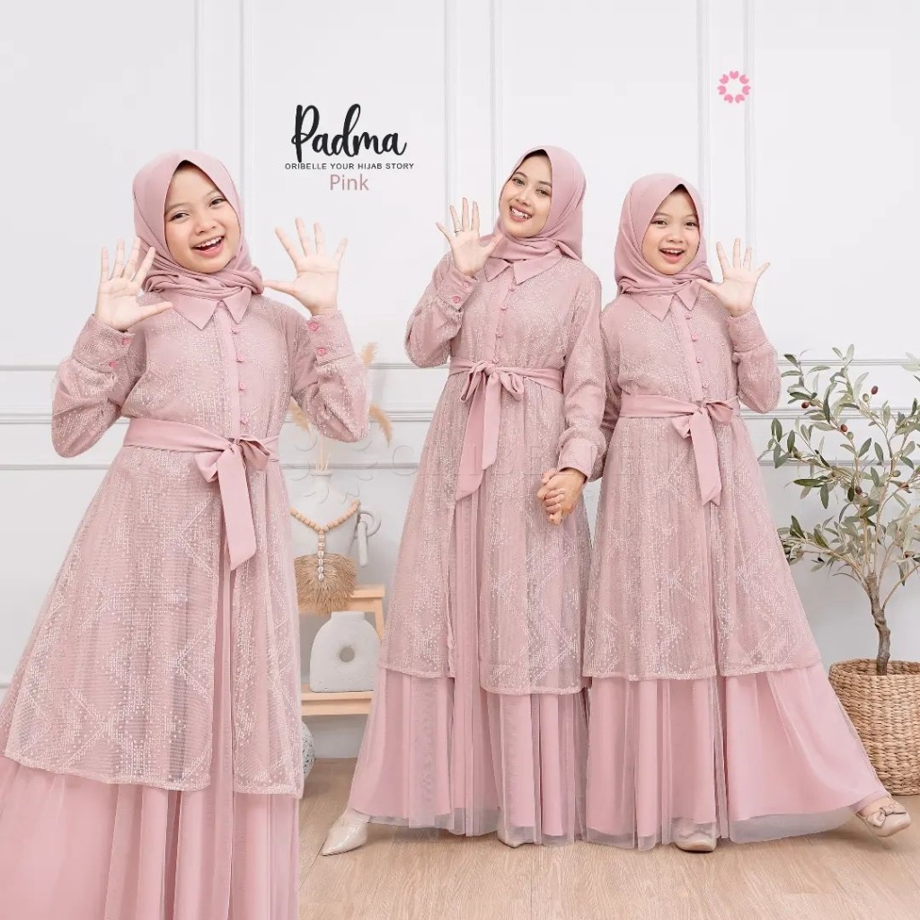 Jual Gamis Muslim Anak Perempuan Usia 10-11-12-13-14-15 Tahun Padma ...