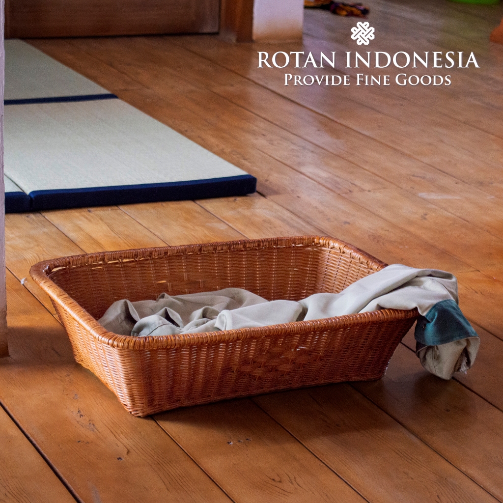 Jual Keranjang Rotan Laundry Persegi Besar Serbaguna - Hampers Parcel ...