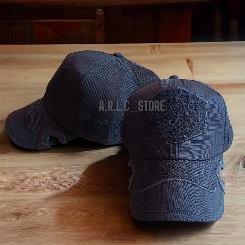 Jual topi coak tactical hitam polos combinasi ripstop cotton dauble ...