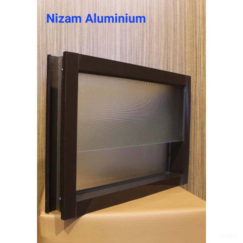 Jual Boven Jendela Aluminium Kaca Mati Zigzag 60x40 | Shopee Indonesia