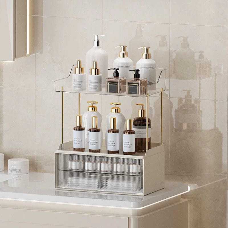 Jual Little_O Rak Makeup Seaa / Bathroom and Storage Makeup Organizer ...