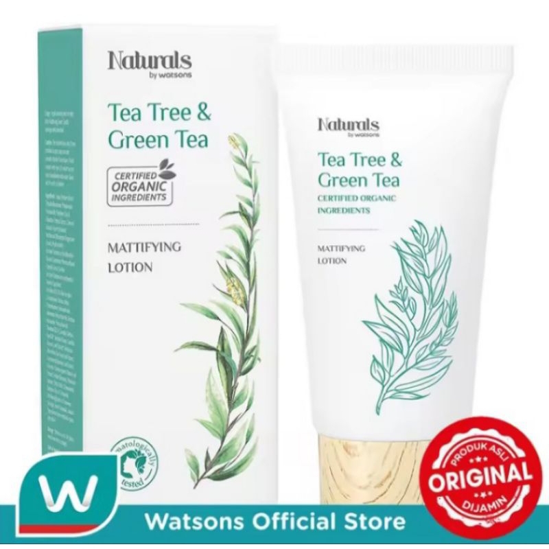 Jual Naturals By Watsons Tea Tree & Green Tea Mattifying Lotion 50ml ...